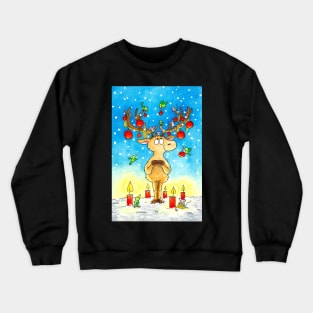 Christmas Reindeer Crewneck Sweatshirt